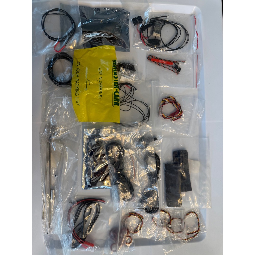 DJI McMaster-Carr RC Drone Electronics Parts Lot Belts Wiring Screws Hardware